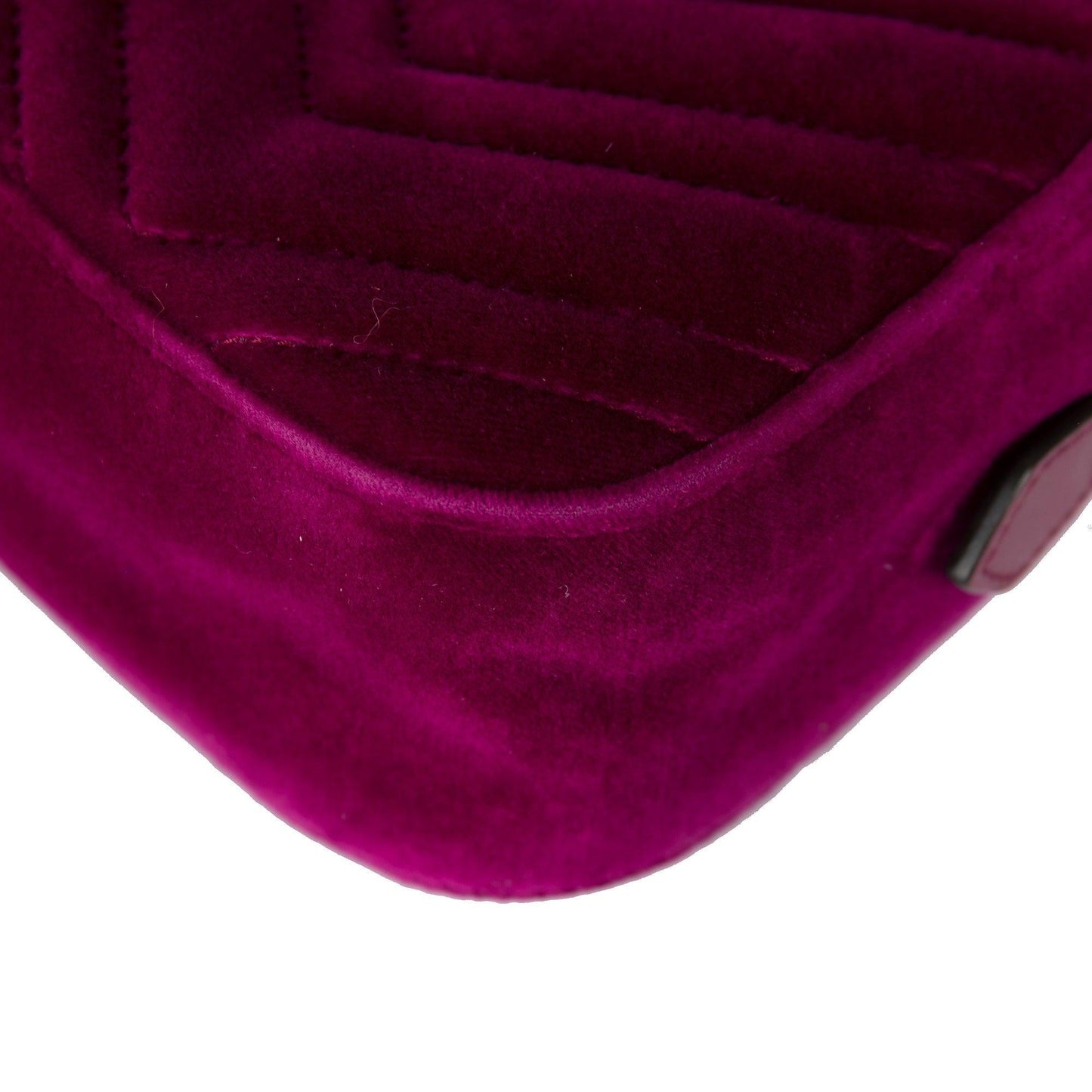Gucci Small GG Marmont Matelasse Velvet Shoulder Bag
