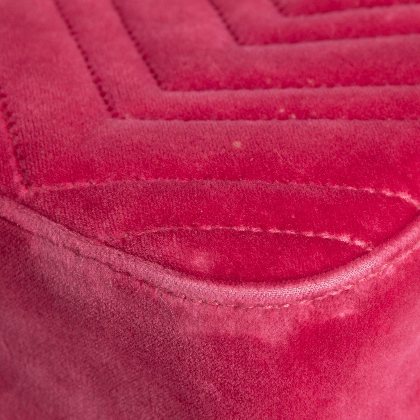 Gucci Small GG Marmont Matelasse Velvet Shoulder Bag