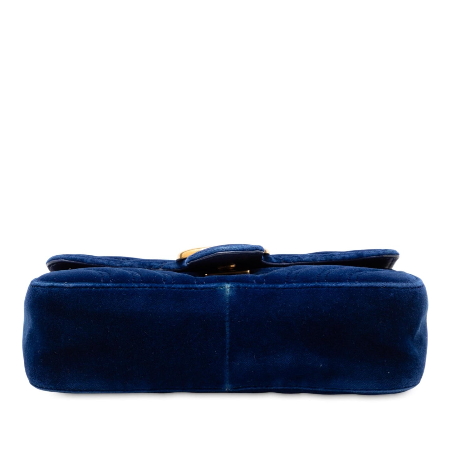 Gucci Small GG Marmont Matelasse Velvet Shoulder Bag