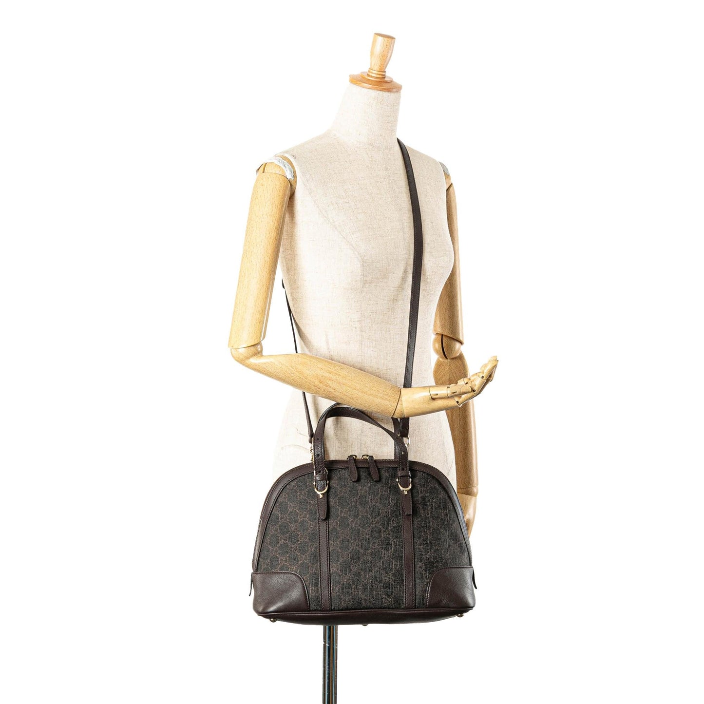 Gucci Small GG Supreme Nice Dome Satchel