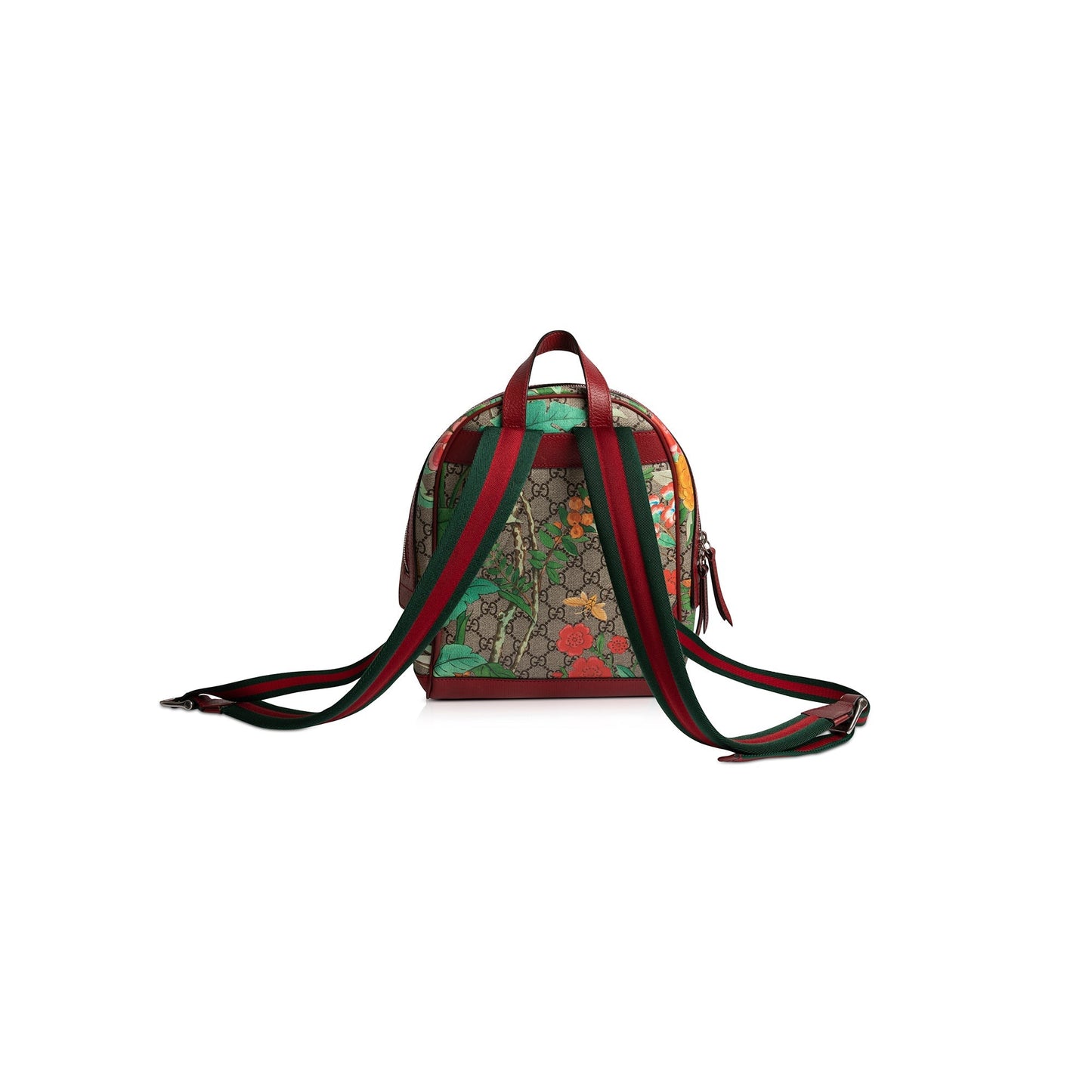 Gucci Small GG Supreme Tian Web Backpack