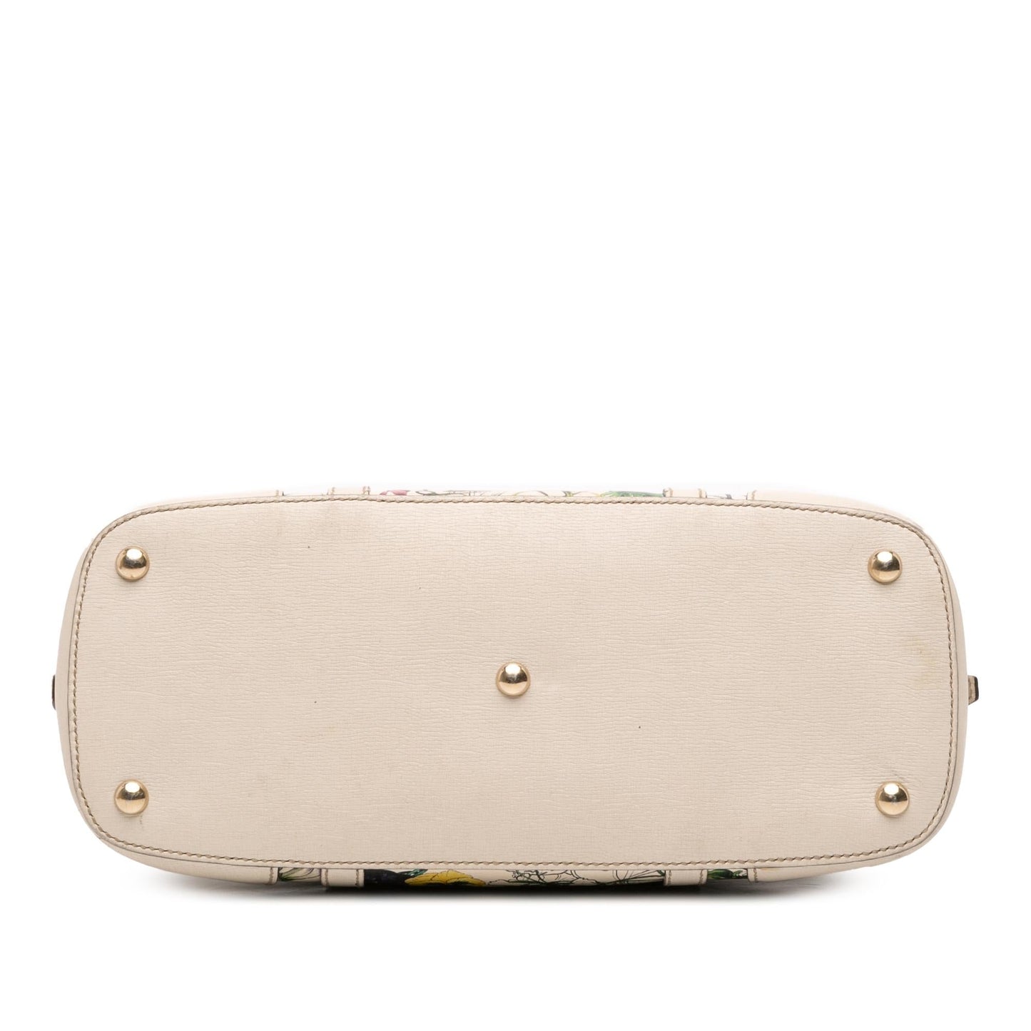 Gucci Small Leather Flora Nice Dome Satchel