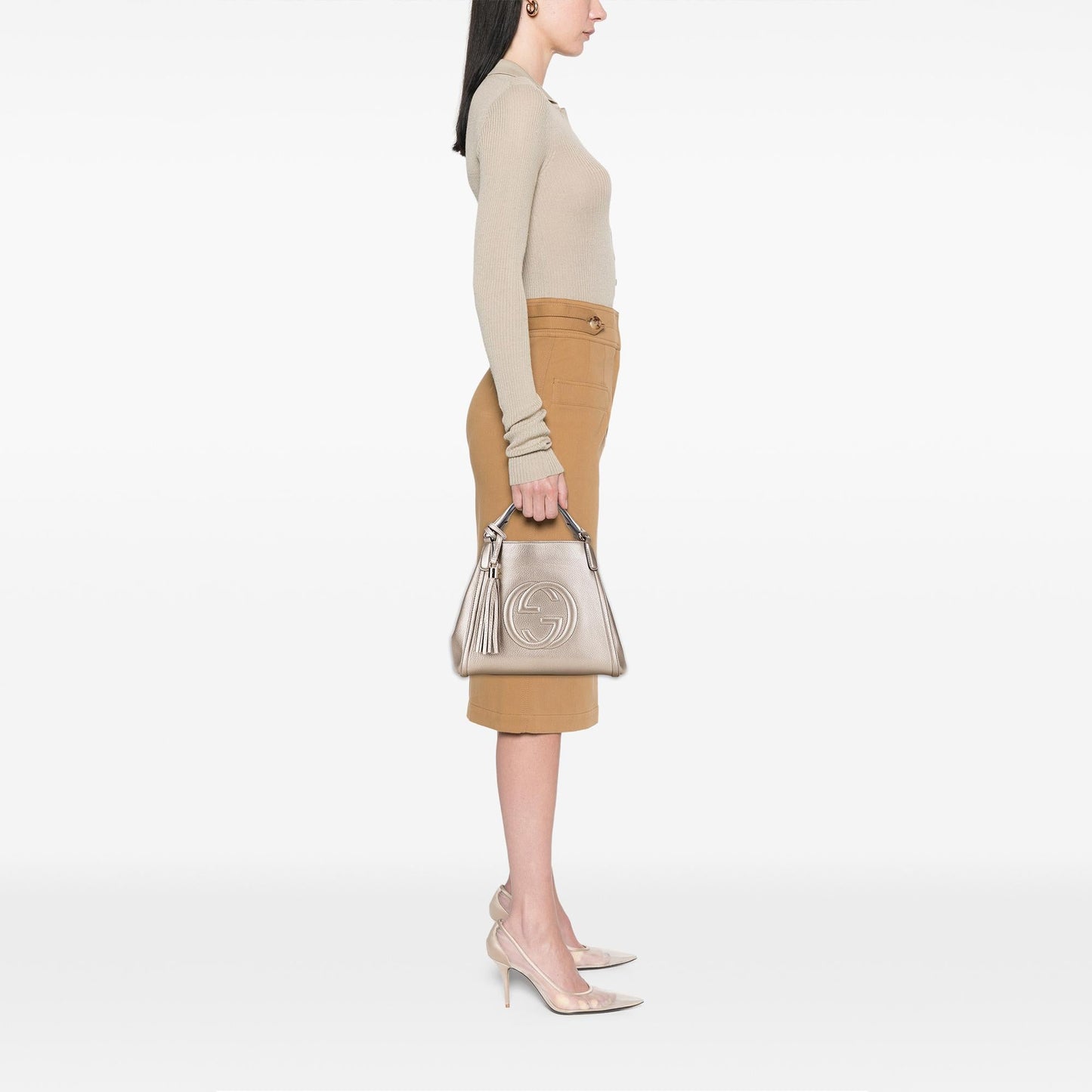 Gucci Small Leather Soho Satchel