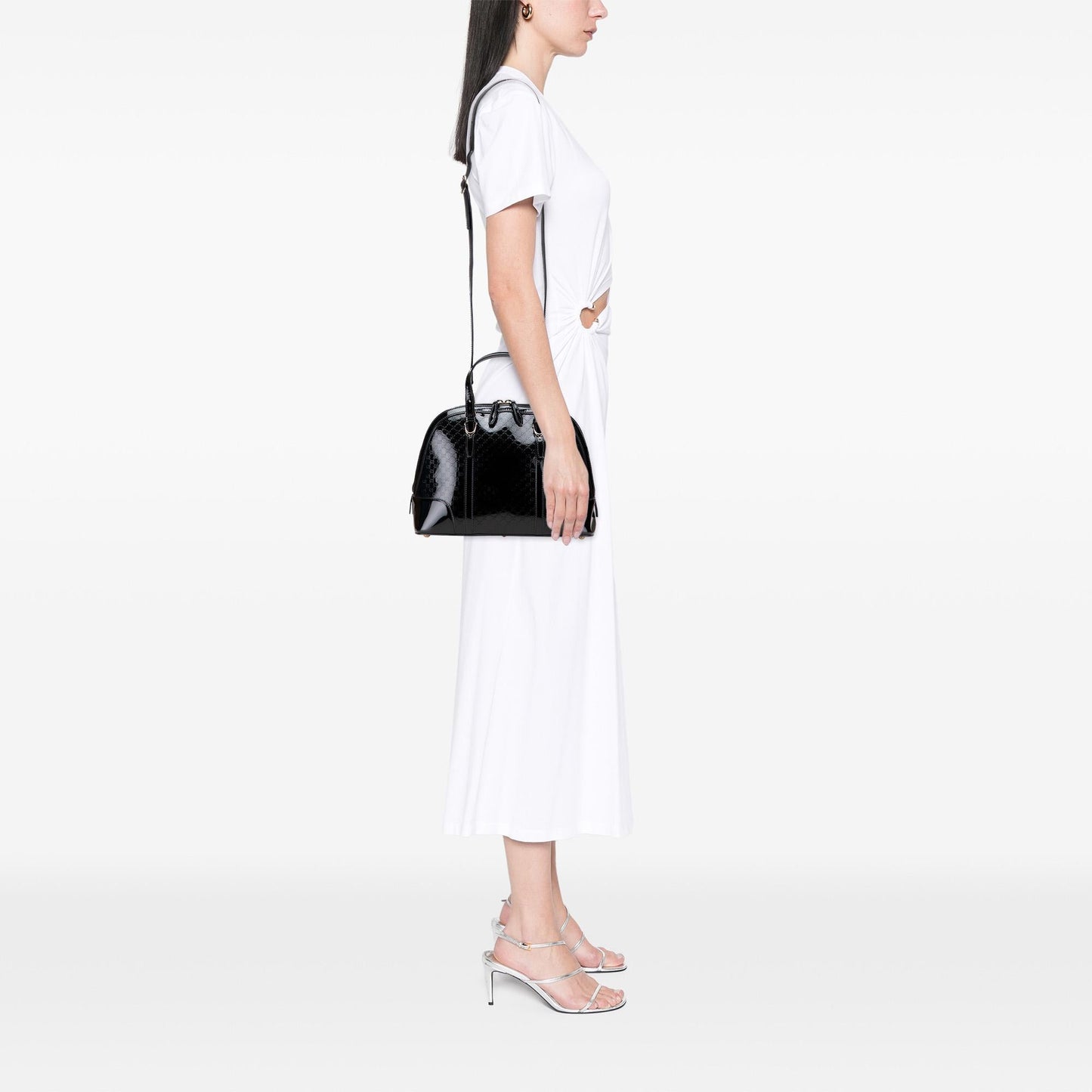Gucci Small Microguccissima Patent Nice Satchel