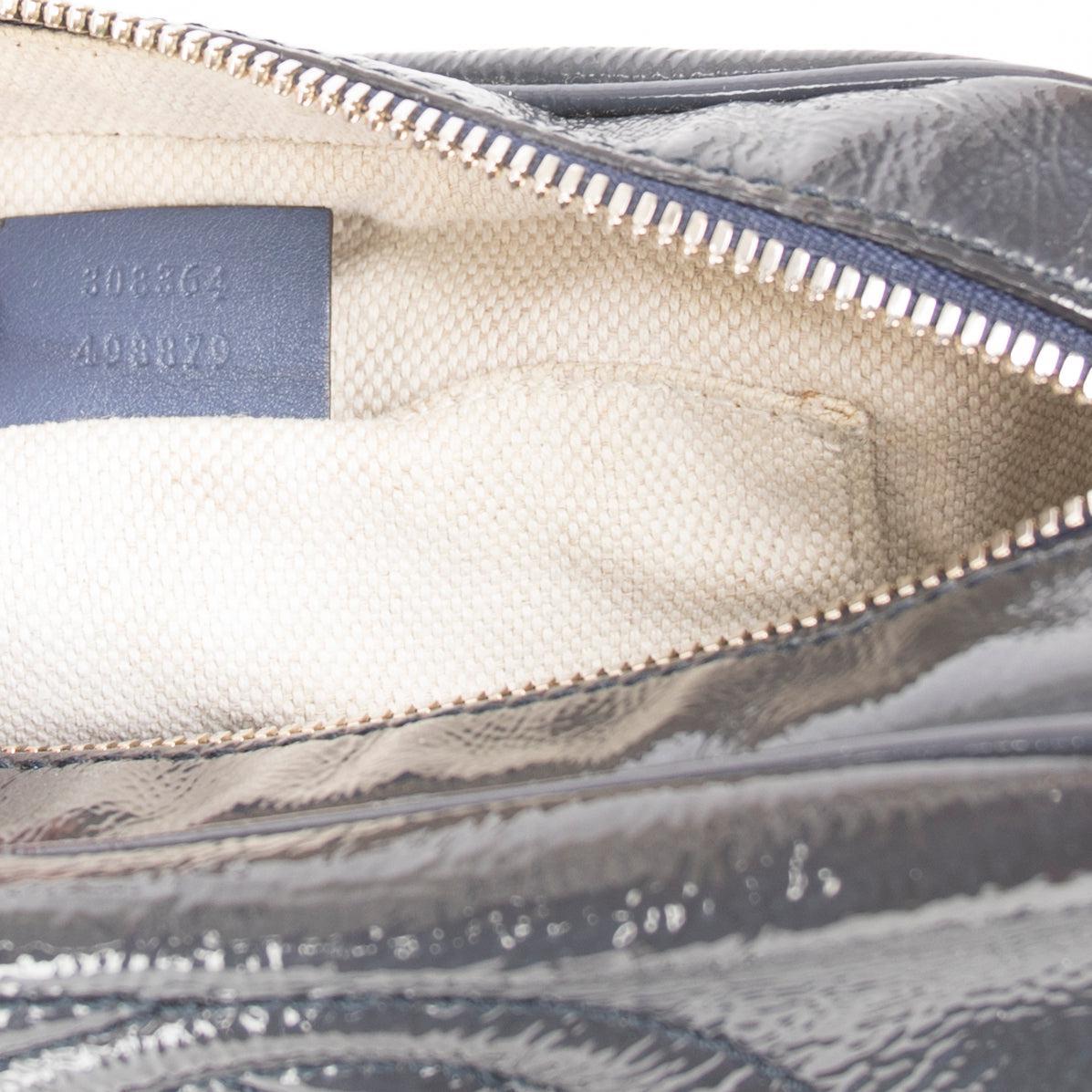 Gucci Small Patent Leather Soho Disco Crossbody Bag