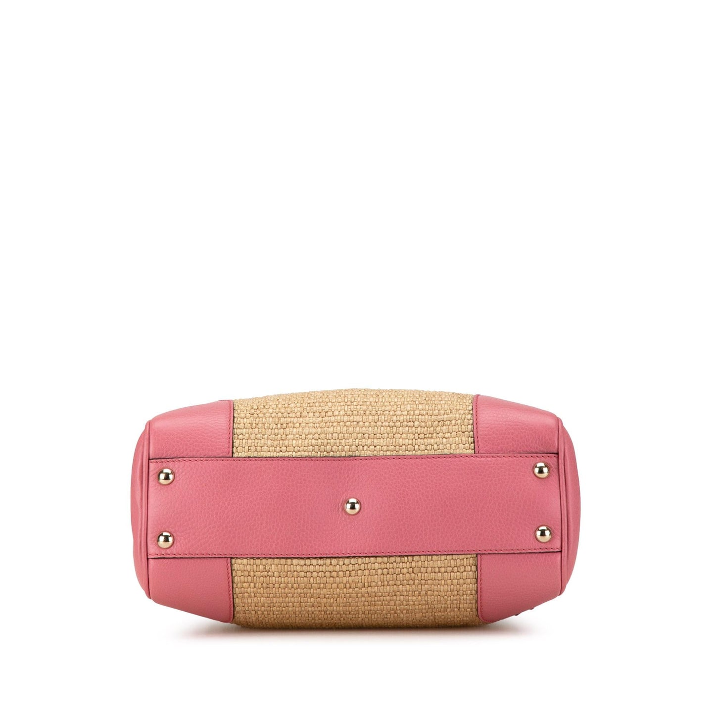 Gucci Small Raffia Bamboo Shopper Tote (SHG-705pfP)