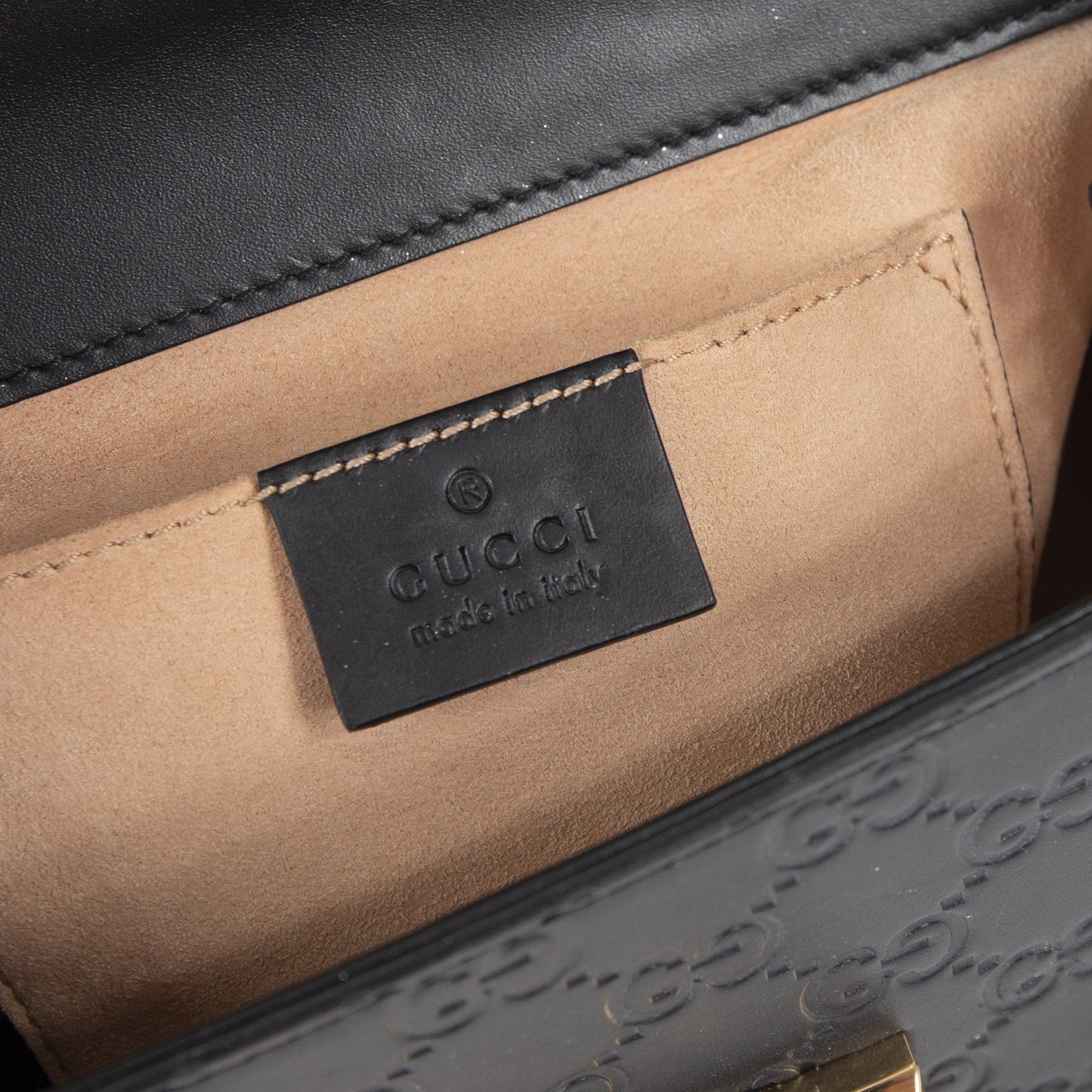Gucci Small Signature Padlock Shoulder Bag
