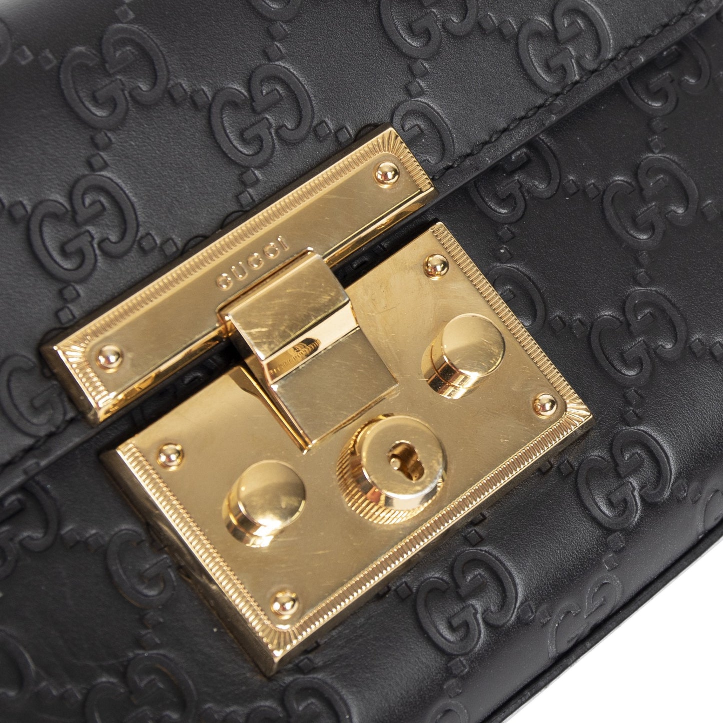 Gucci Small Signature Padlock Shoulder Bag