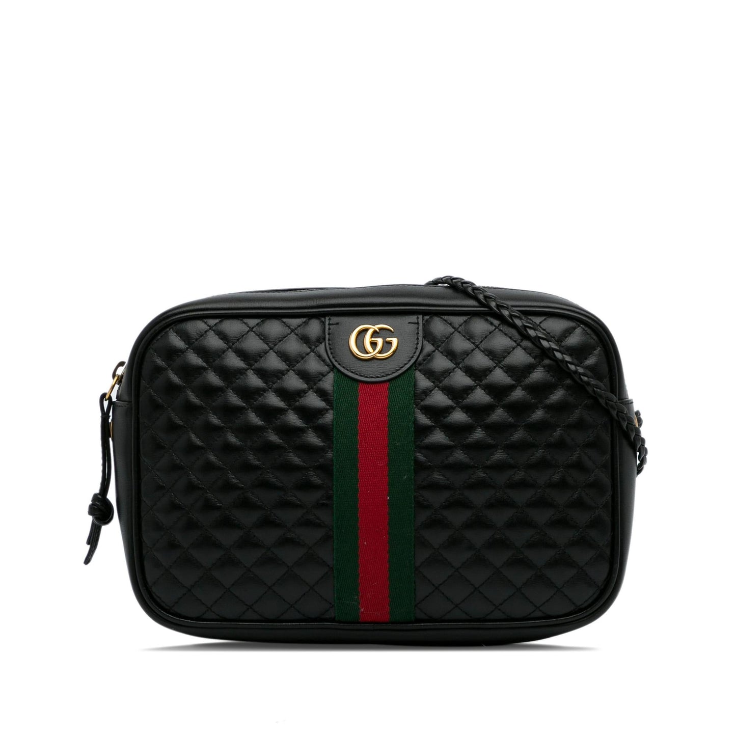 Gucci Small Trampuntata Crossbody Bag (SHG-fxPHOR)