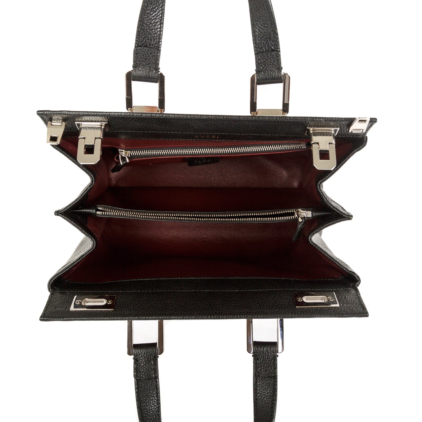 Gucci Small Zumi Leather Top Handle Bag