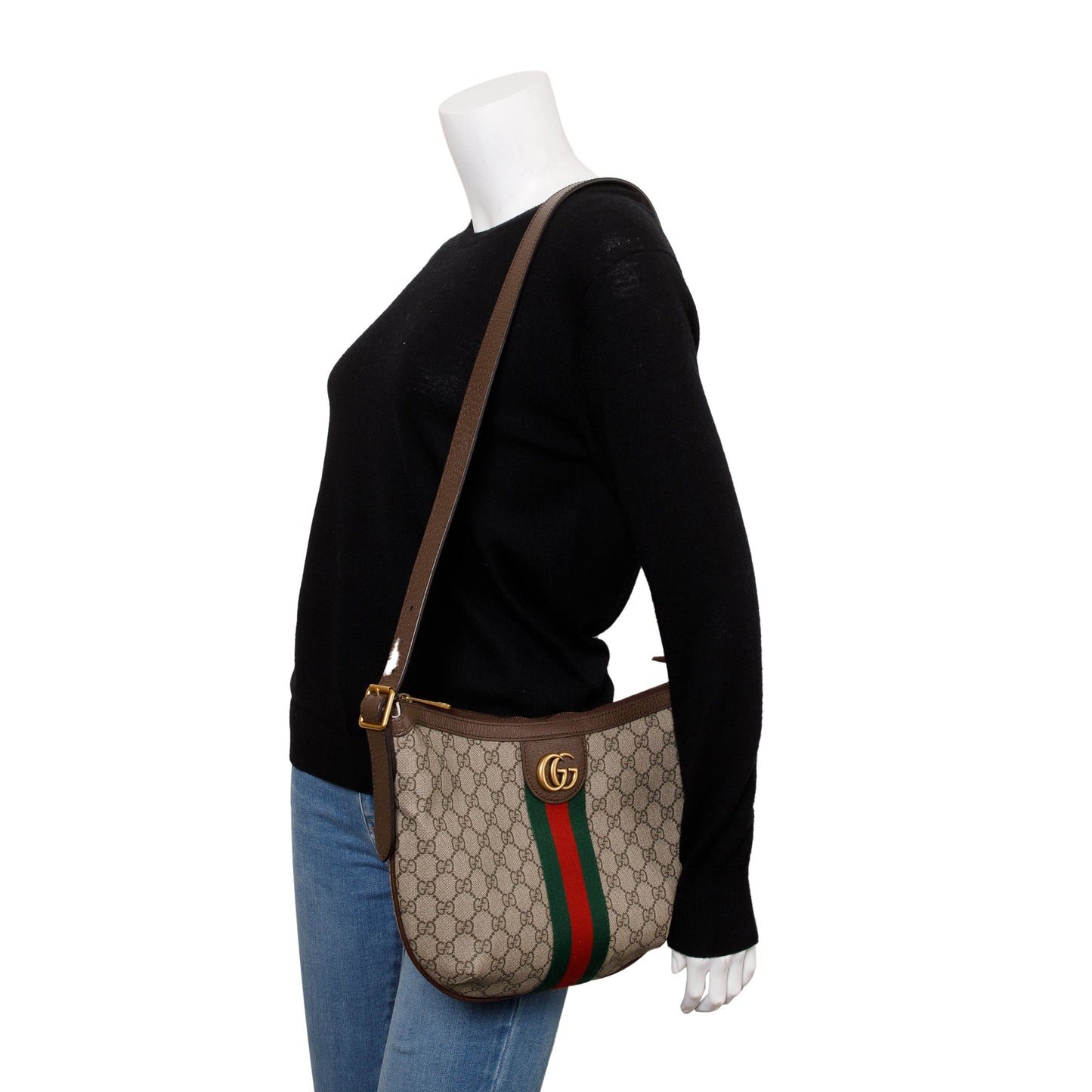 Gucci Soft GG Supreme Web Small Ophidia GG Small Crossbody Bag