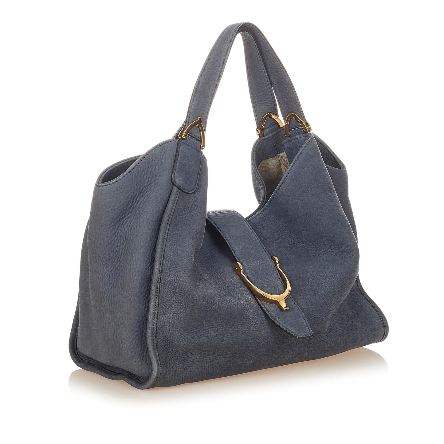 Gucci Soft Stirrup Nubuck Leather Tote Bag (SHG-25880)