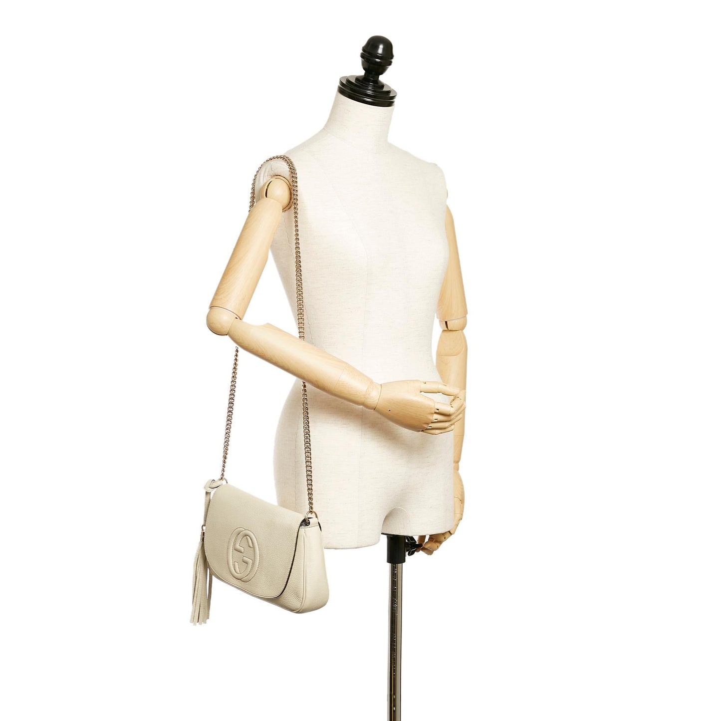 Gucci Soho Chain Leather Crossbody Bag (SHG-27988)