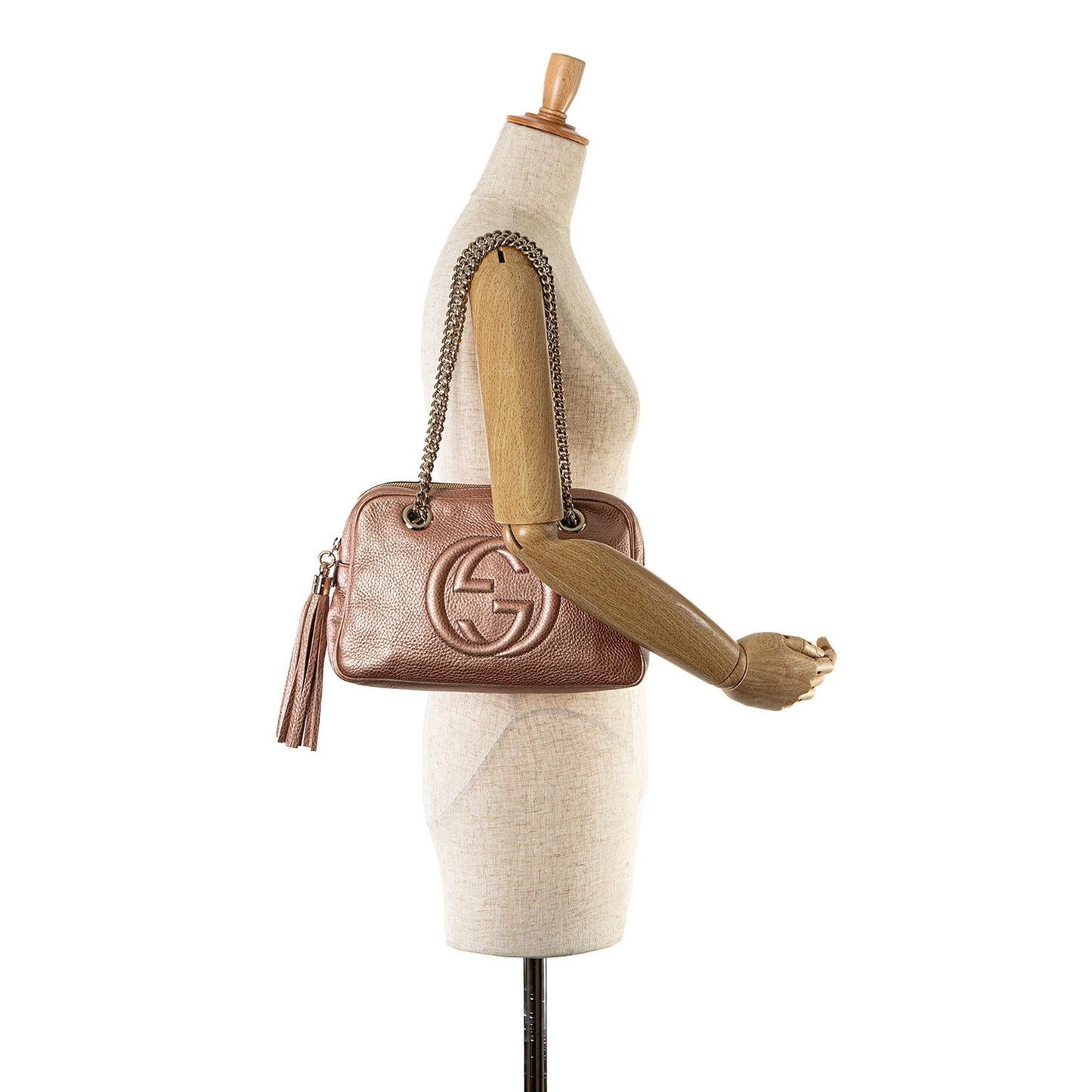 Gucci Soho Chain Zip Shoulder Bag (SHG-yJU7PY)