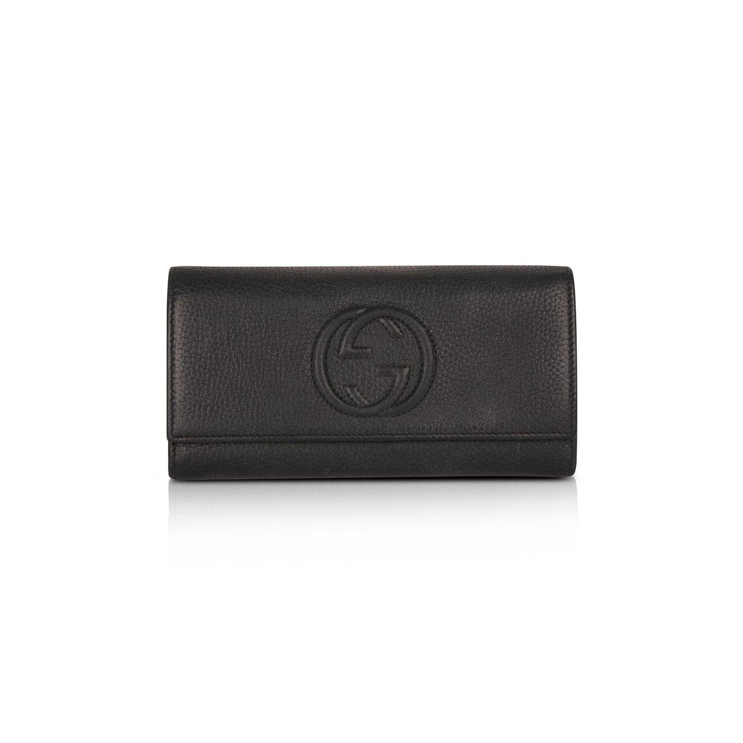 Gucci Soho Continental Leather Wallet