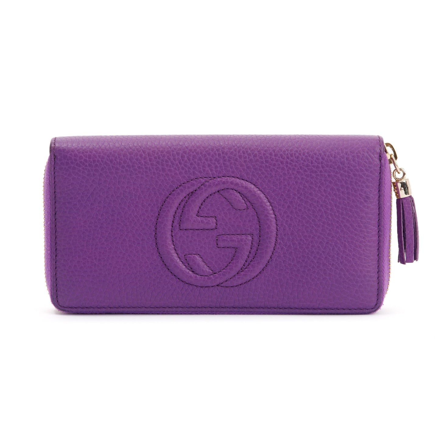 Gucci Soho Leather Zip Around Wallet