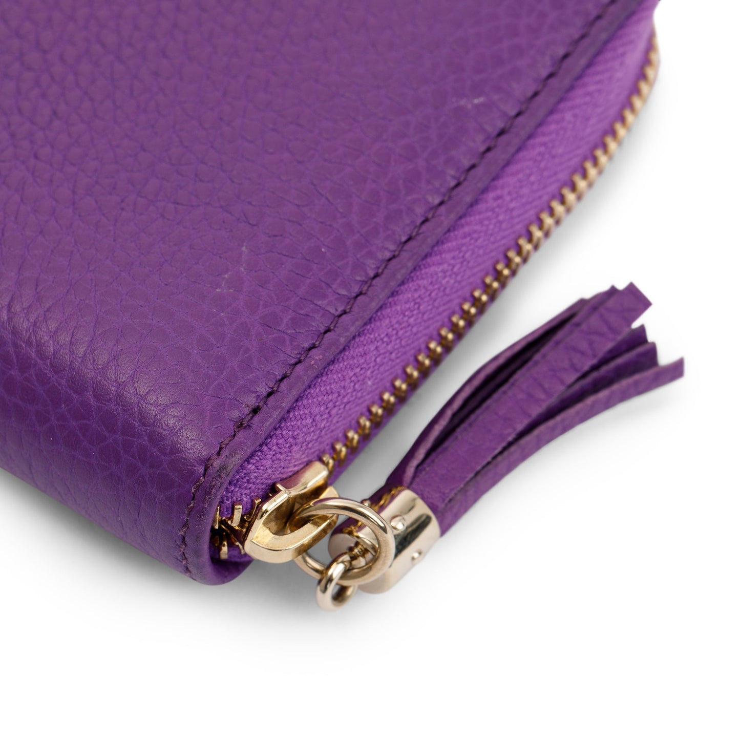 Gucci Soho Leather Zip Around Wallet