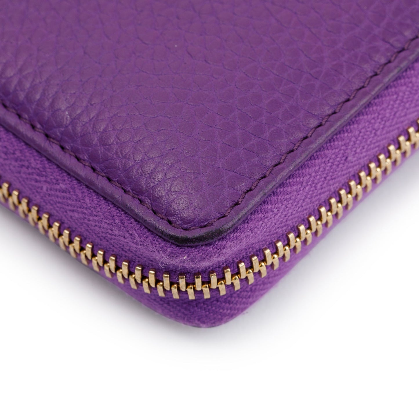 Gucci Soho Leather Zip Around Wallet