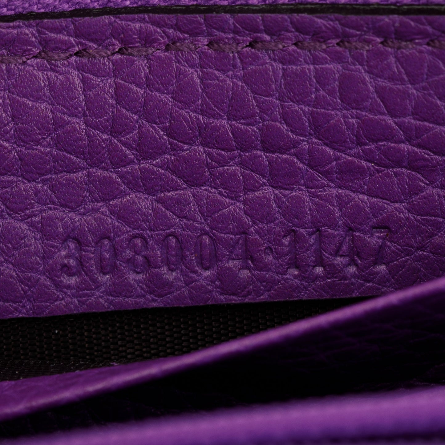 Gucci Soho Leather Zip Around Wallet