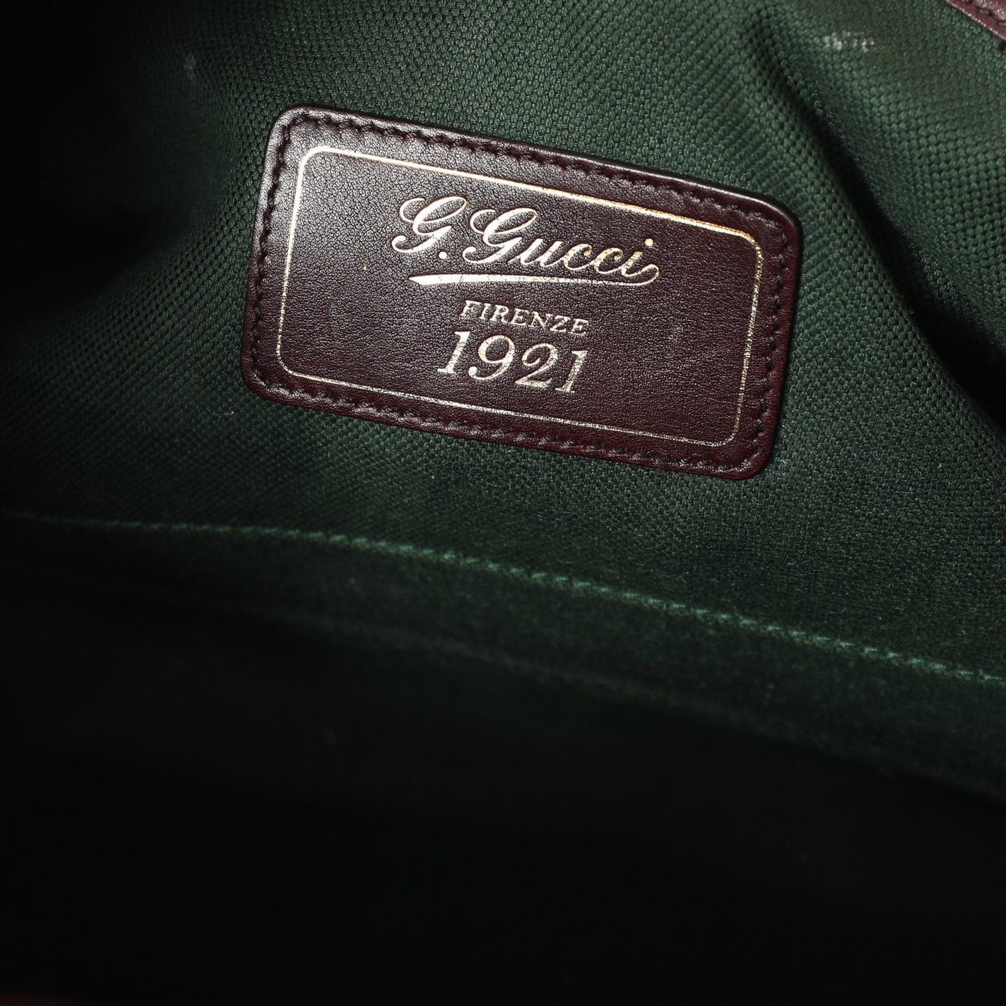 Gucci Stirrup Top Handle Bag