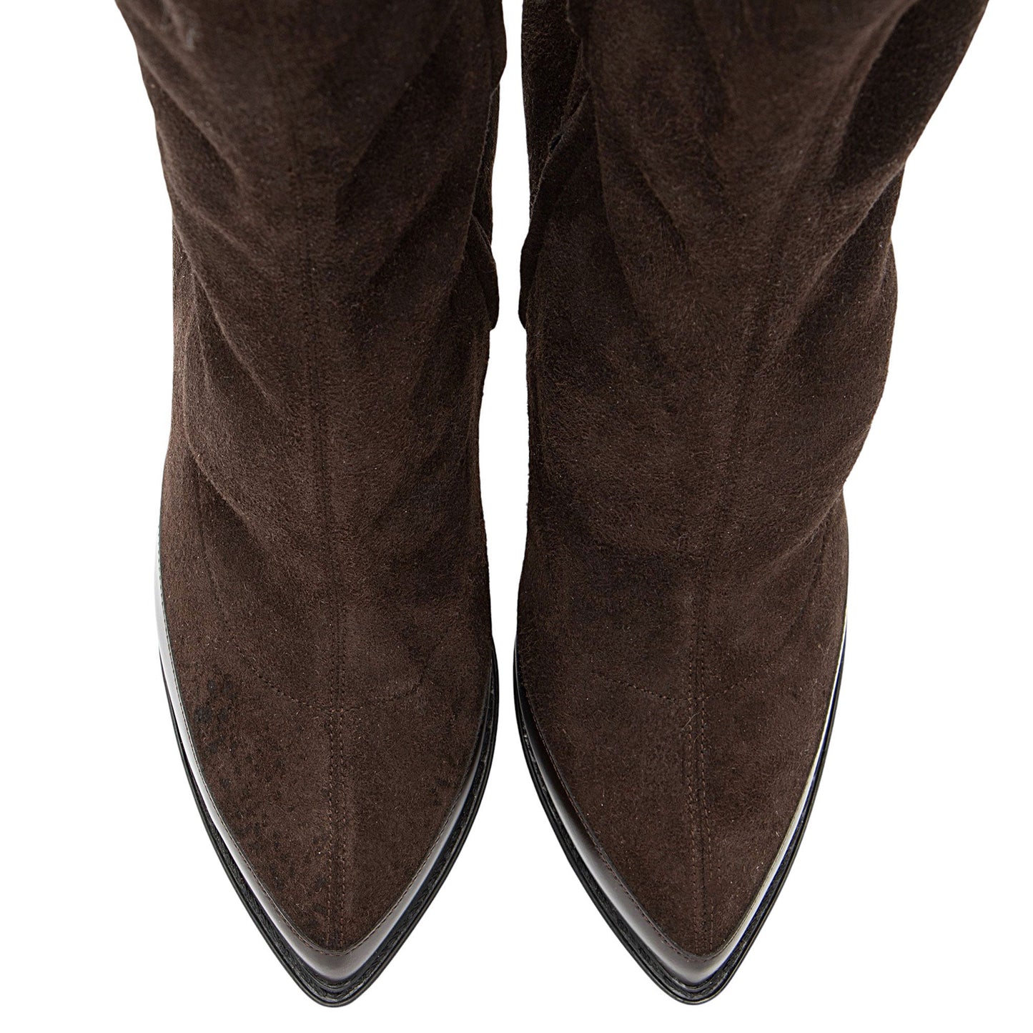 Gucci Suede Platform Ankle Boots - Size 7 / 37