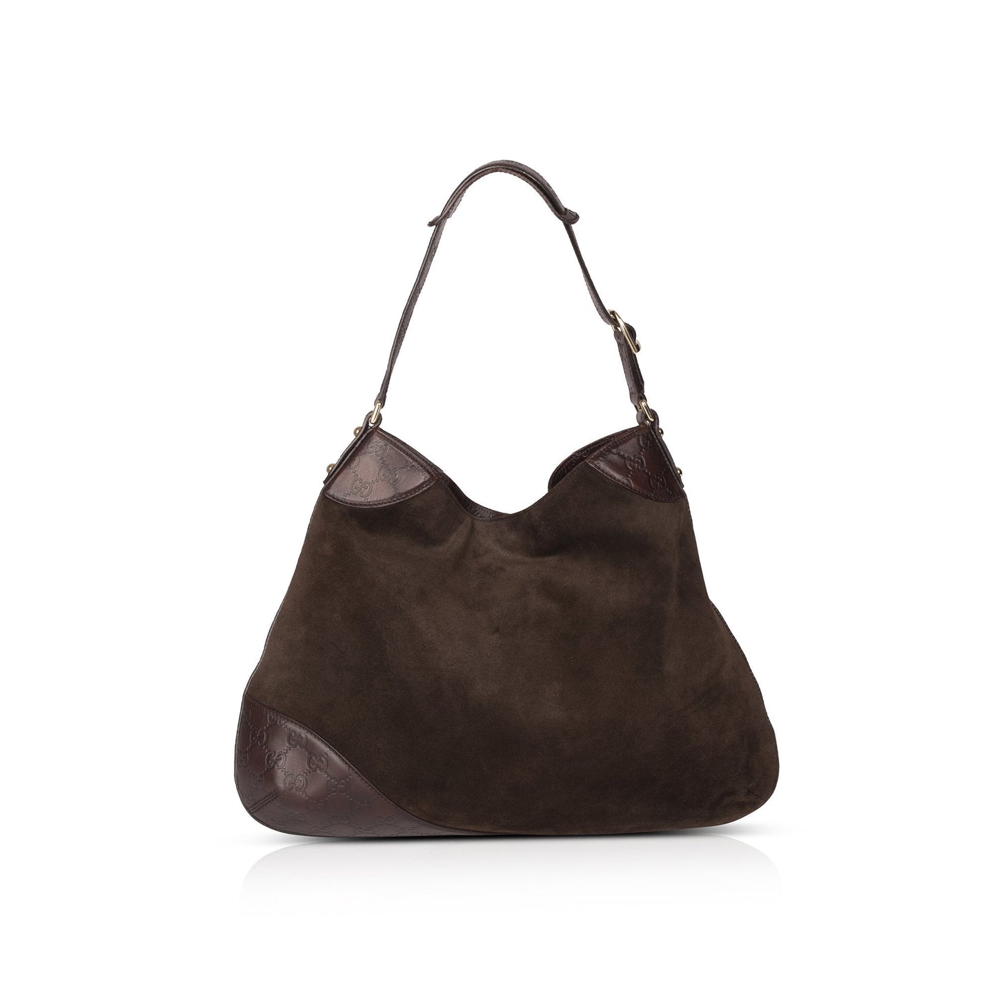 Gucci Suede Guccissima Hasler Hobo