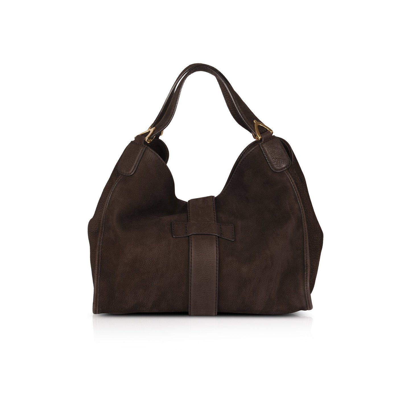 Gucci Suede Medium Soft Stirrup Tote