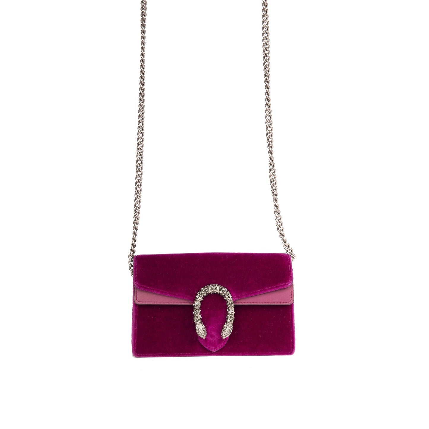 Gucci Super Mini Dionysus Velvet Chain Bag