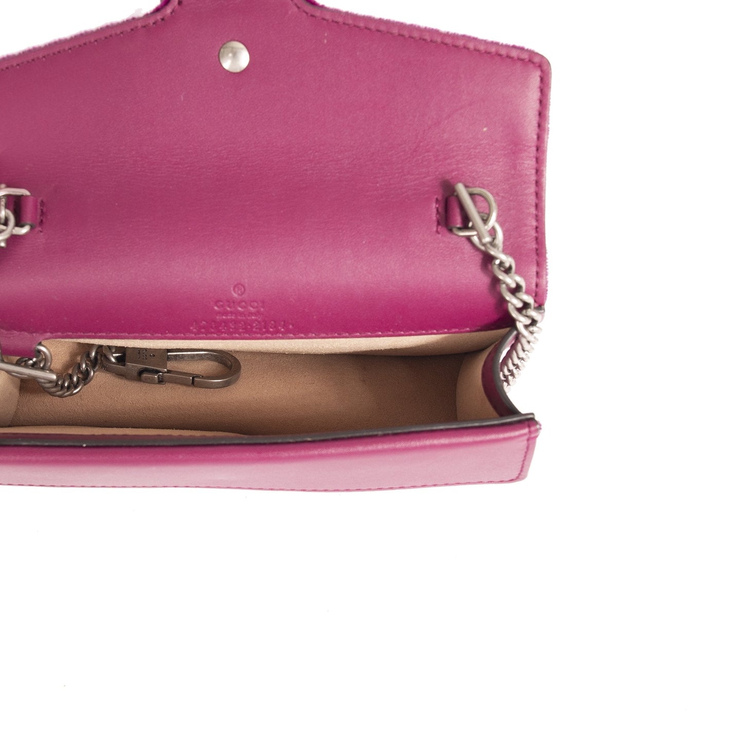 Gucci Super Mini Dionysus Velvet Chain Bag
