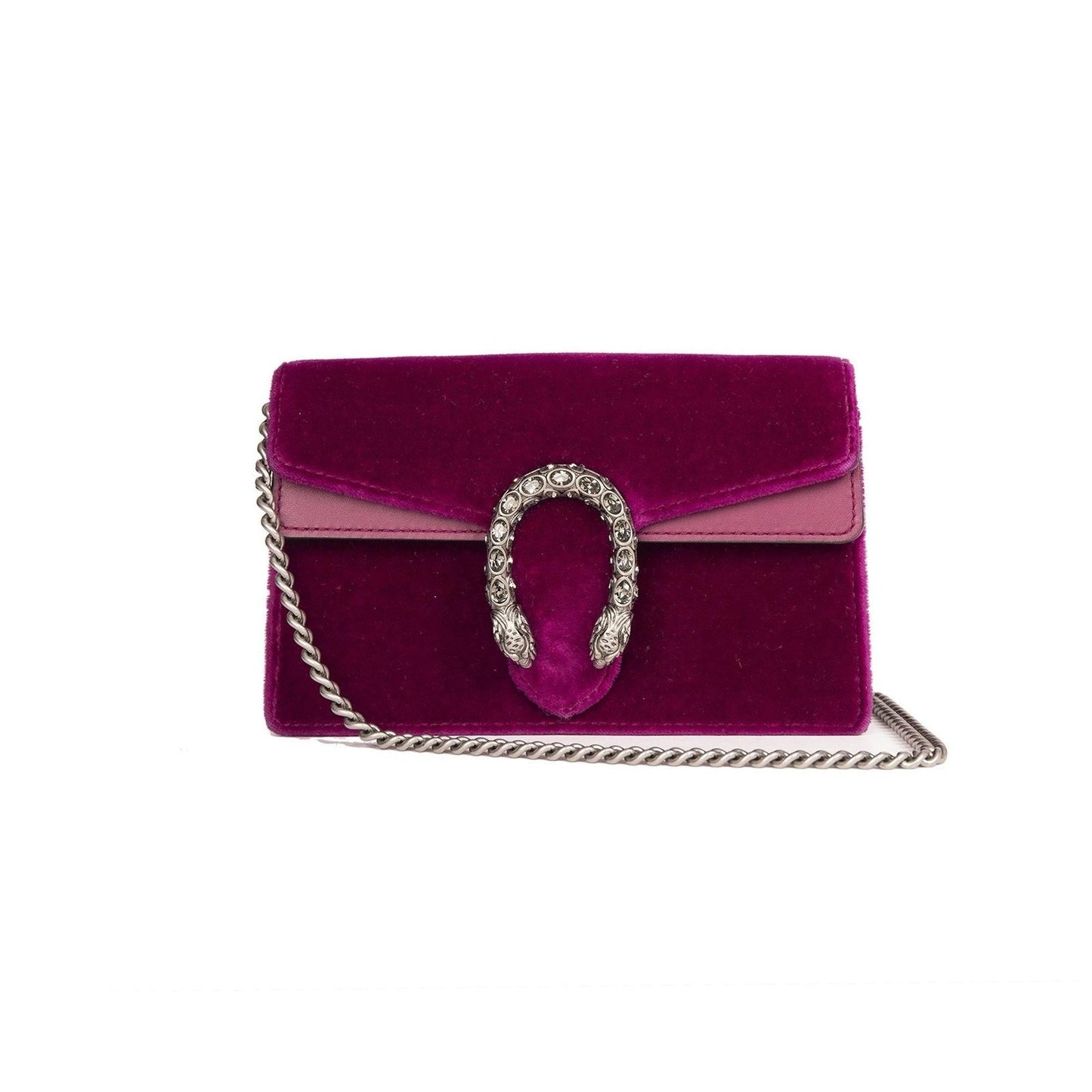 Gucci Super Mini Dionysus Velvet Chain Bag