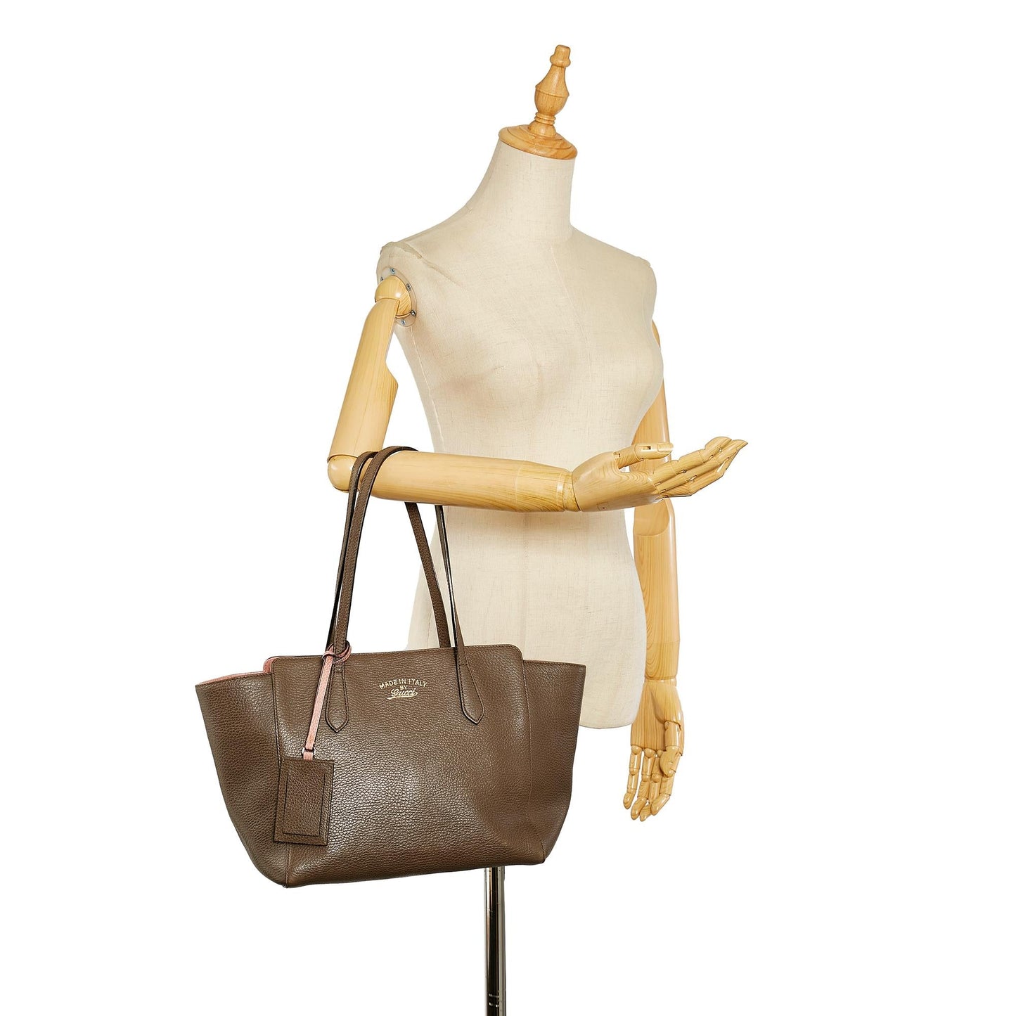 Gucci Swing Leather Tote Bag (SHG-25764)