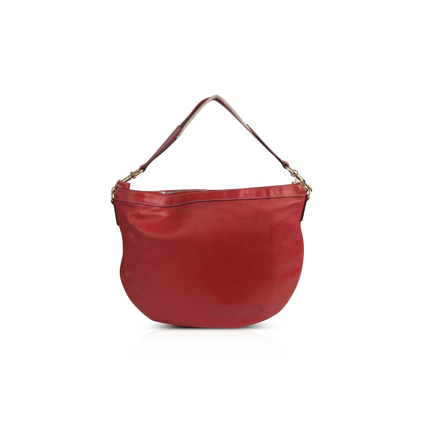 Gucci Sylvie Leather Web-Strap Hobo