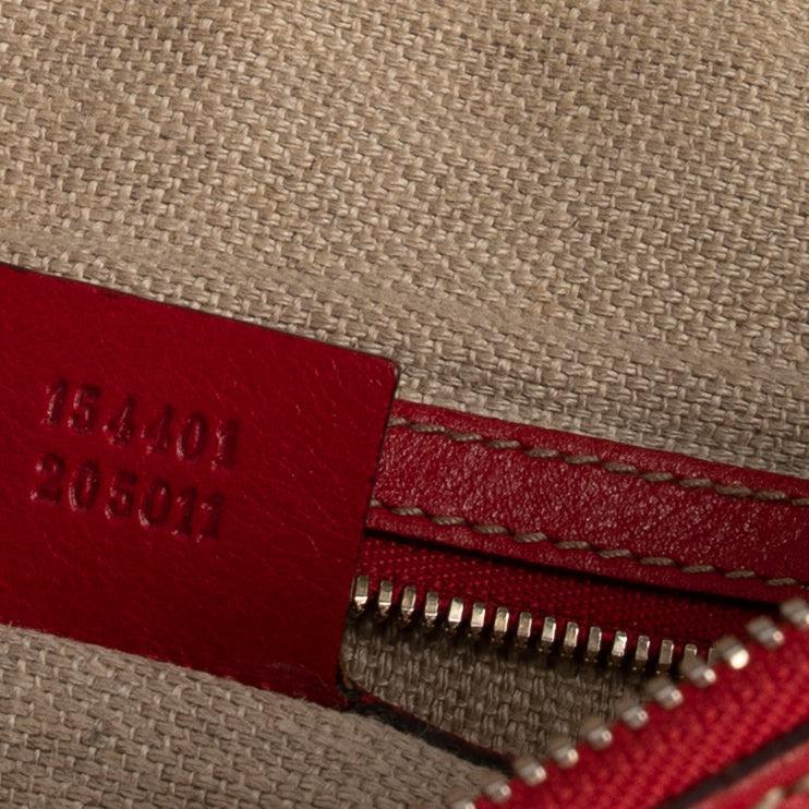 Gucci Sylvie Leather Web-Strap Hobo