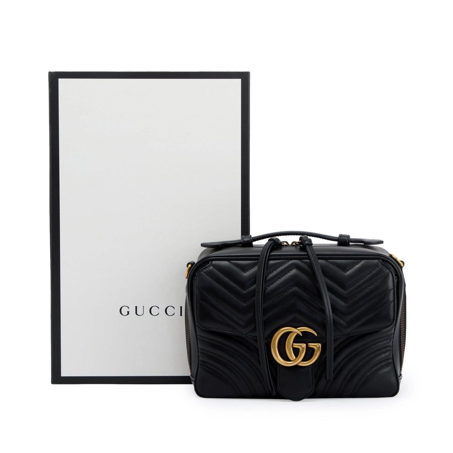 Gucci Sylvie Web GG Marmont Small Shoulder Bag