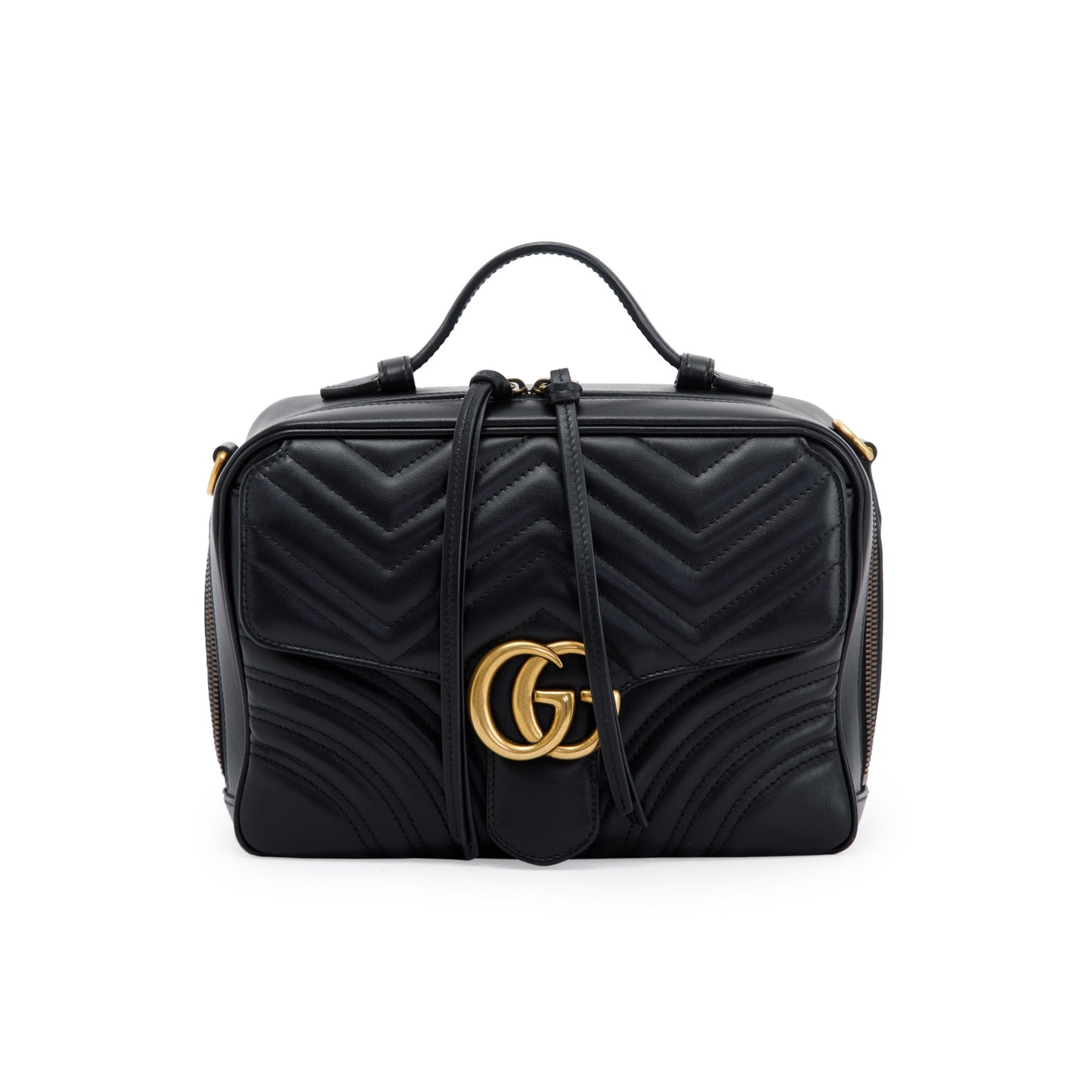 Gucci Sylvie Web GG Marmont Small Shoulder Bag