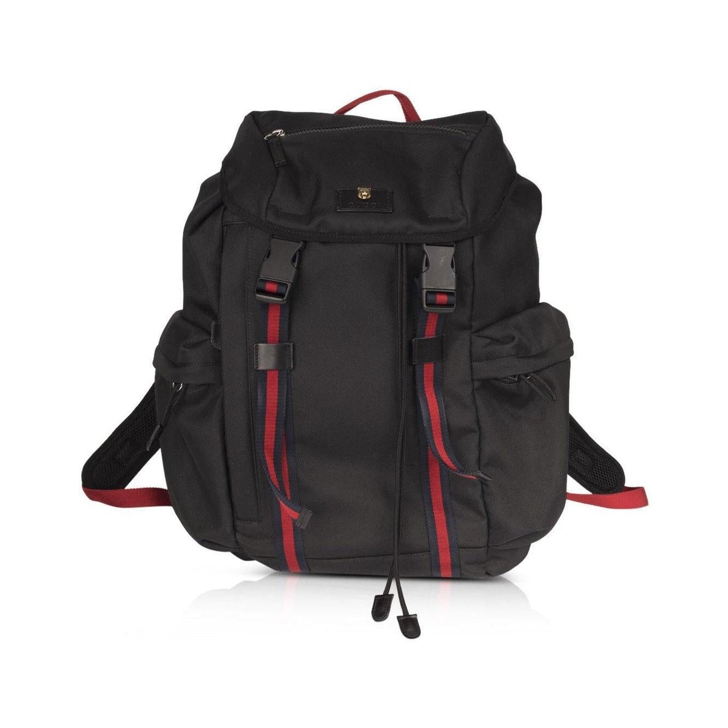Gucci Techno Animalier Web Backpack