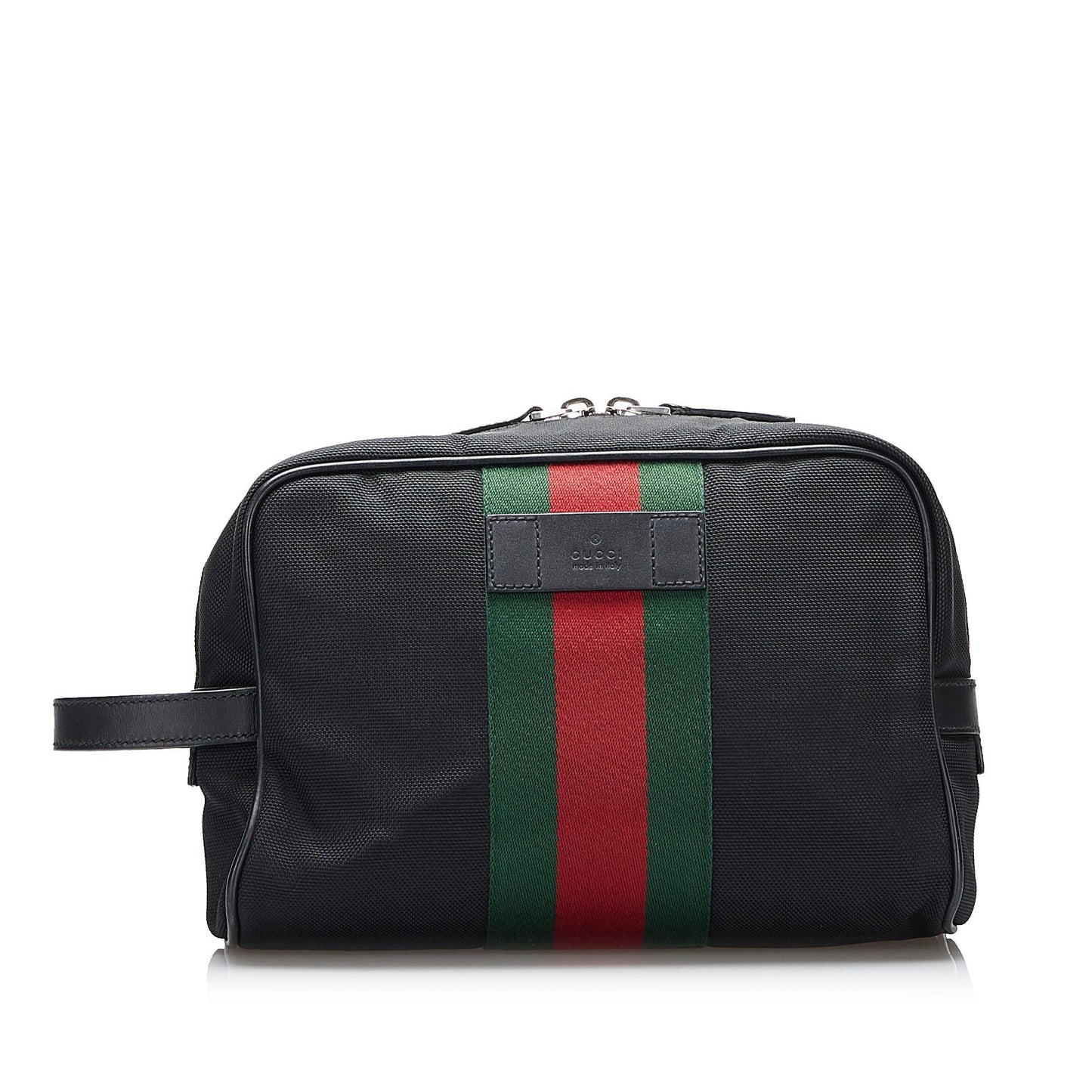 Gucci Techno Web Canvas Clutch (SHG-L5ydsu)