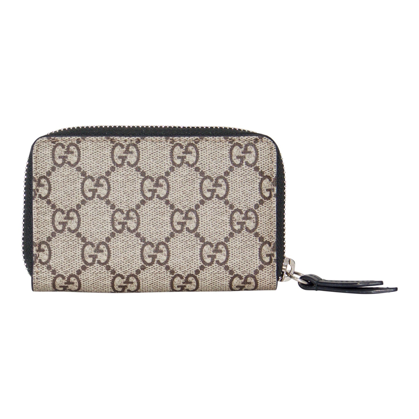 Gucci Tiger Print GG Supreme Zip Card Case