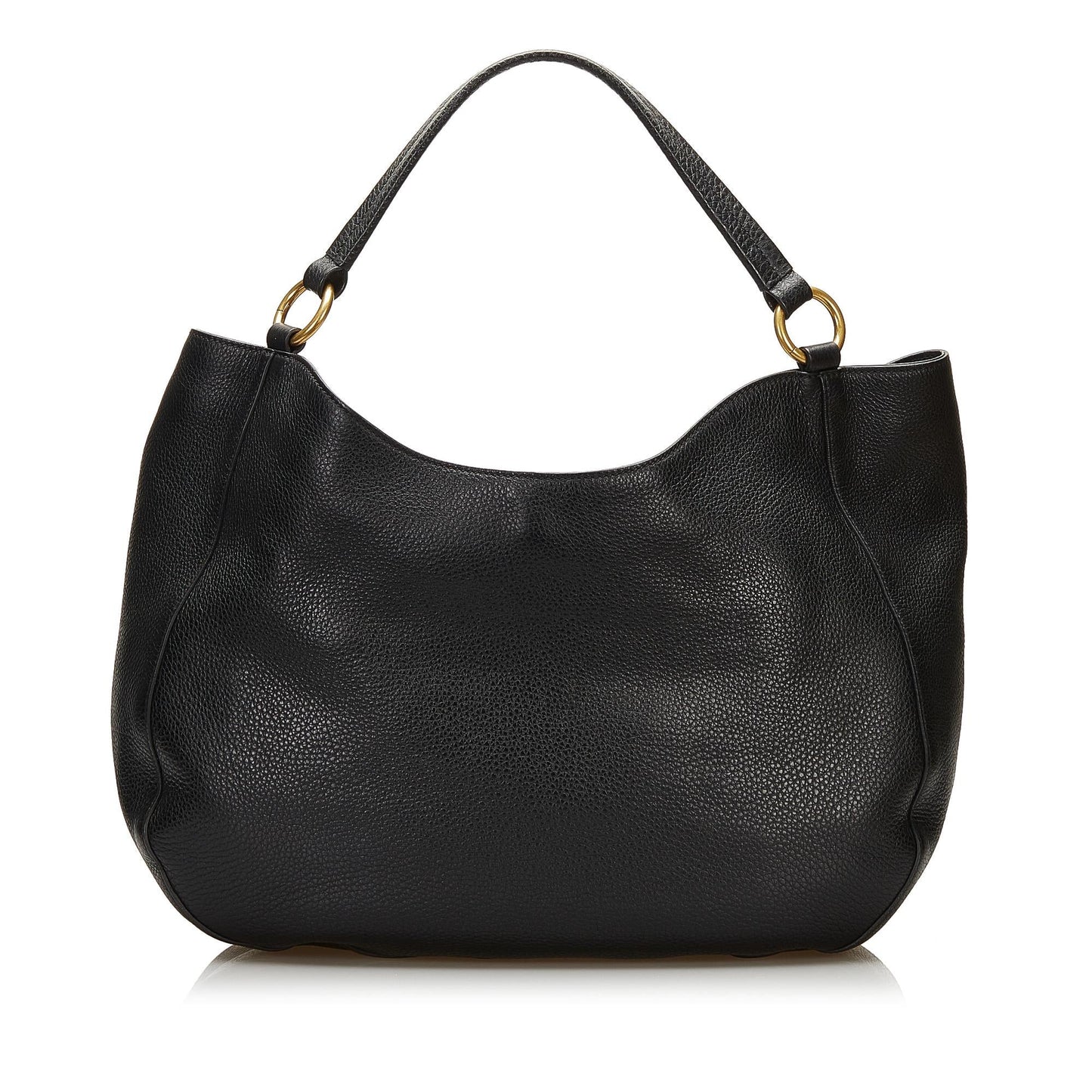 Gucci Twill Leather Tote (SHG-35893)