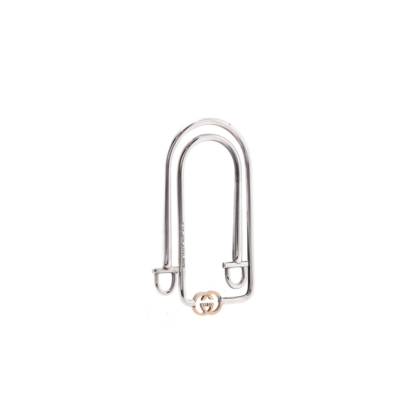 Gucci Two-Tone GG Paperclip Money Clip