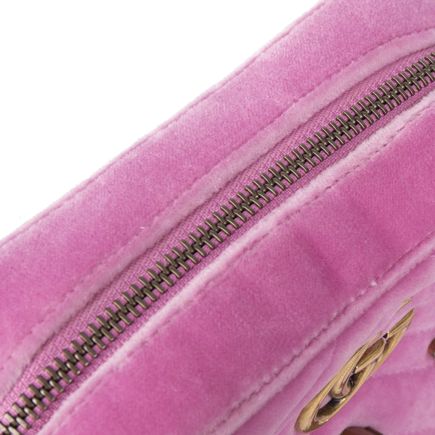 Gucci Velvet Crystal GG Marmont Matelasse Mini Bag