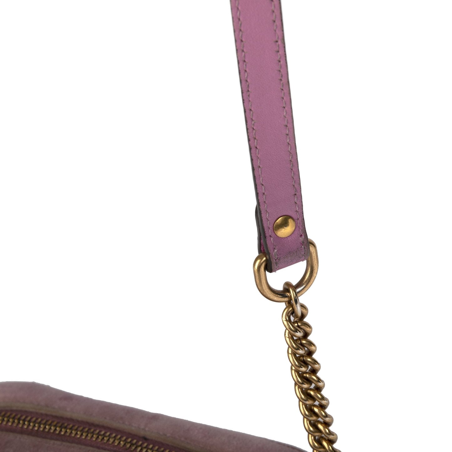 Gucci Velvet Crystal GG Marmont Matelasse Mini Bag