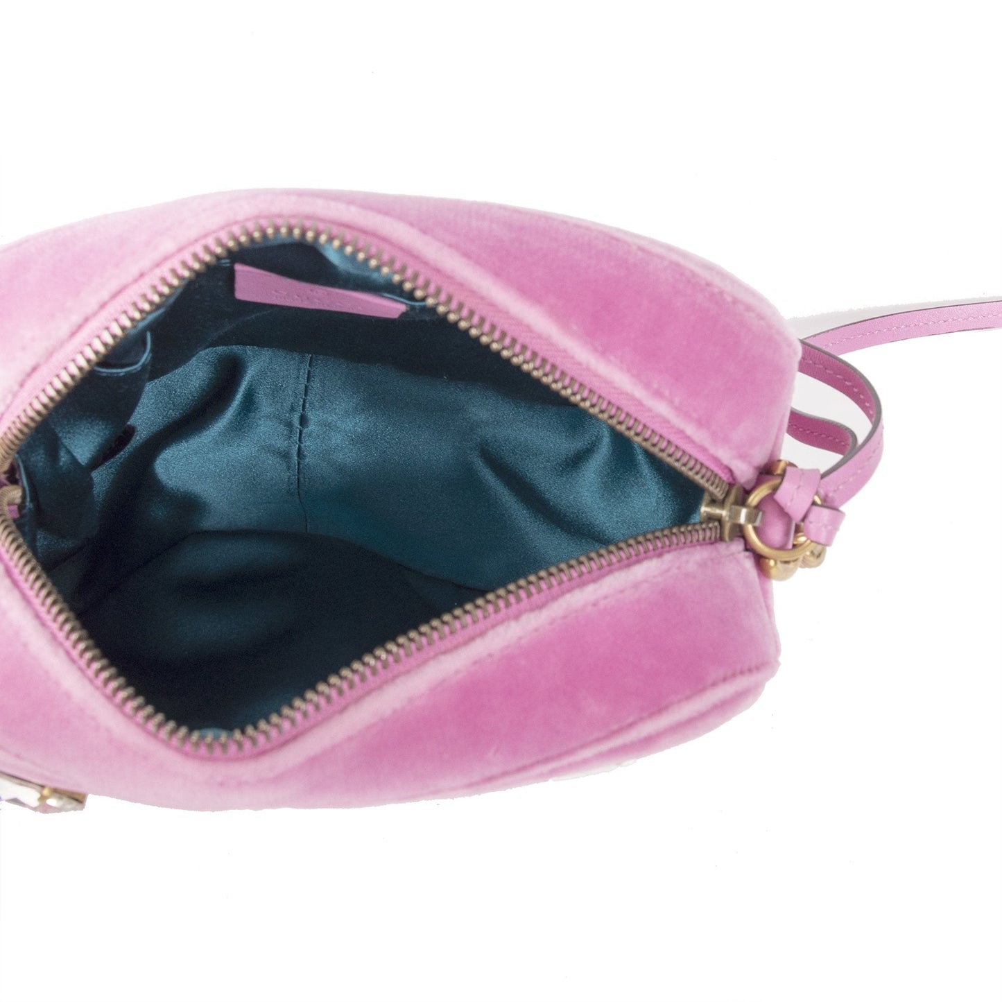 Gucci Velvet Crystal GG Marmont Matelasse Mini Bag