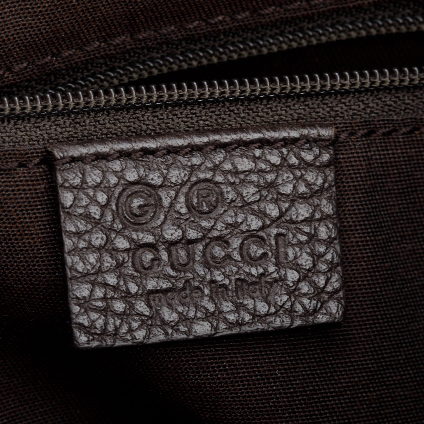 Gucci Vintage Brown GG Canvas Small Tote