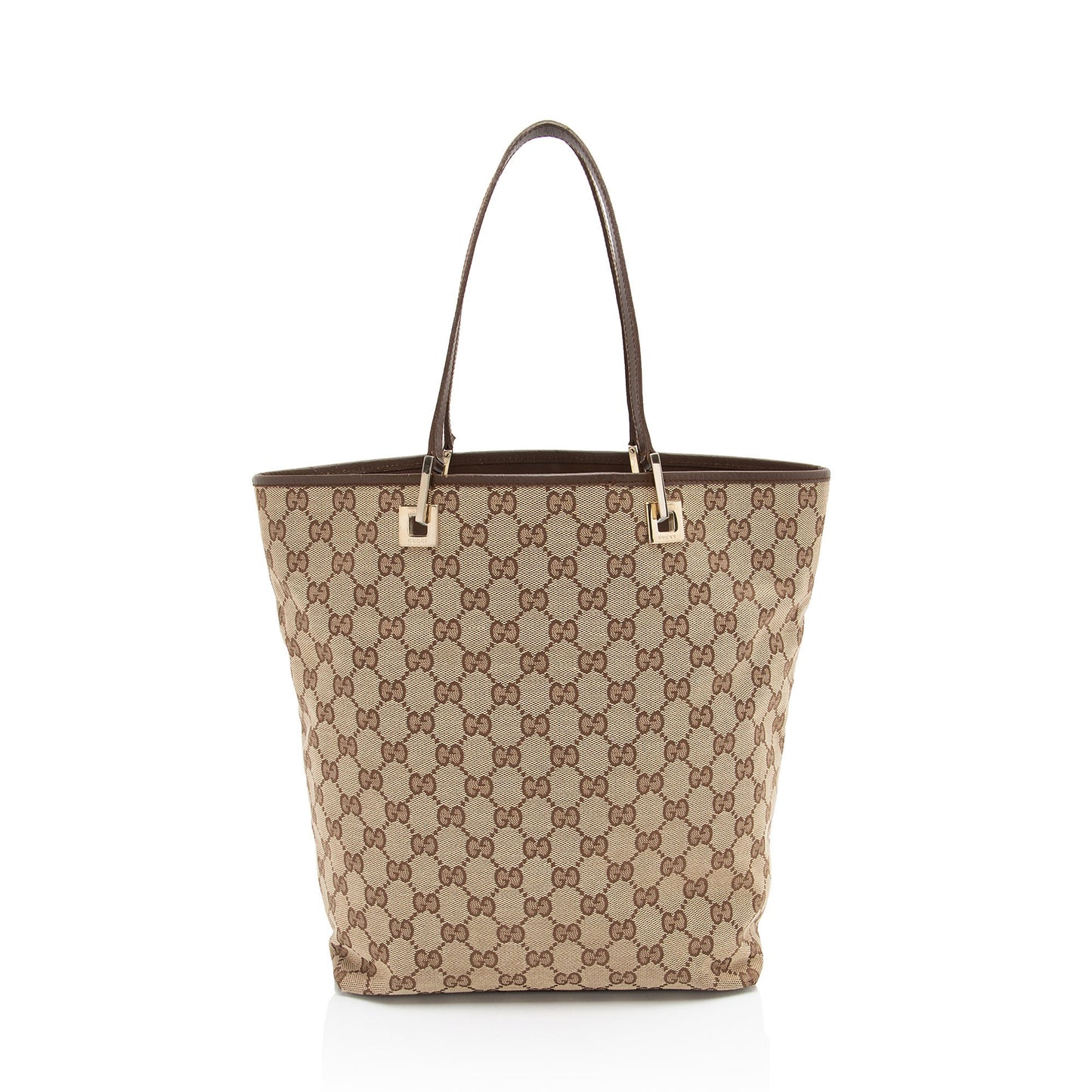 Gucci Vintage GG Canvas Bucket Large Tote (SHF-yDNneA)