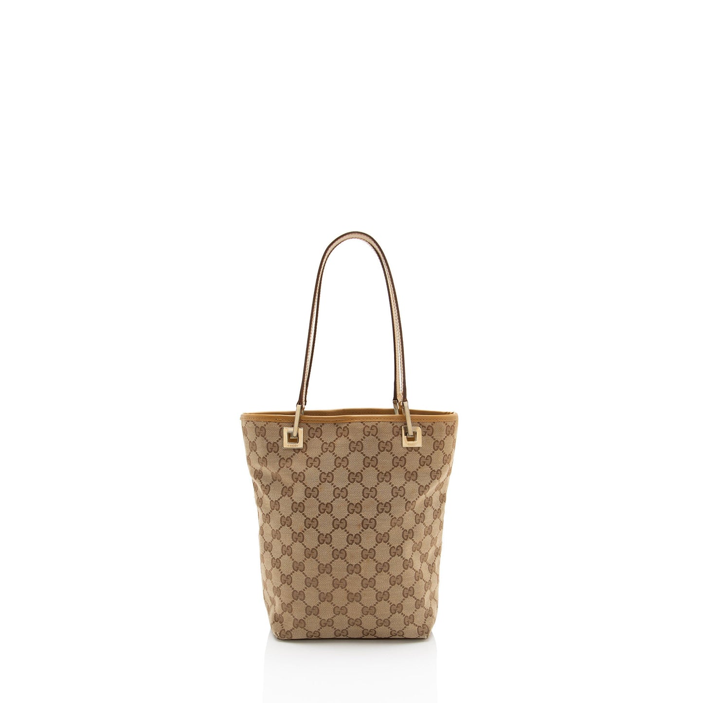 Gucci Vintage GG Canvas Medium Bucket Tote