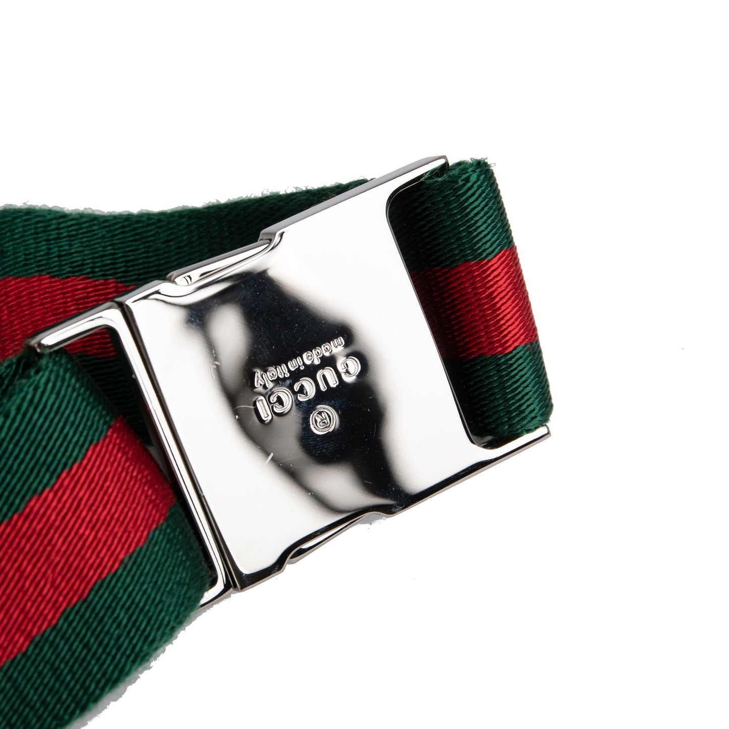 Gucci Vintage GG Canvas Double Belt Bag