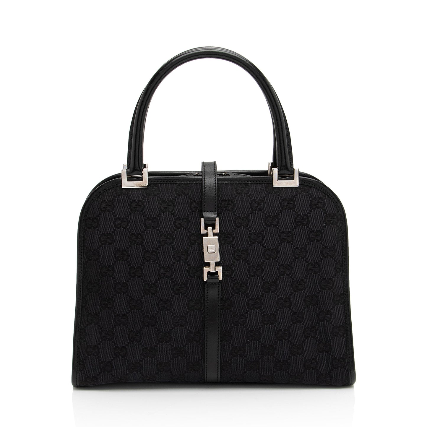 Gucci Vintage GG Canvas Jackie Dome Satchel (SHF-TGvarJ)