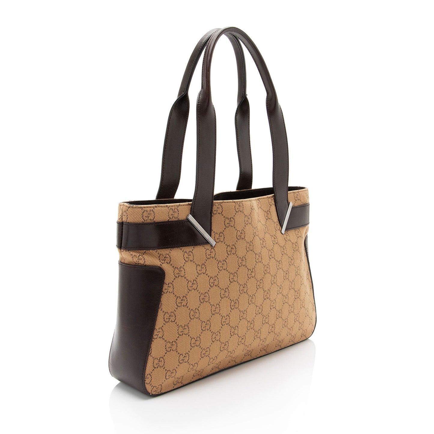 Gucci Vintage GG Denim Tote (SHF-eNUWZP)