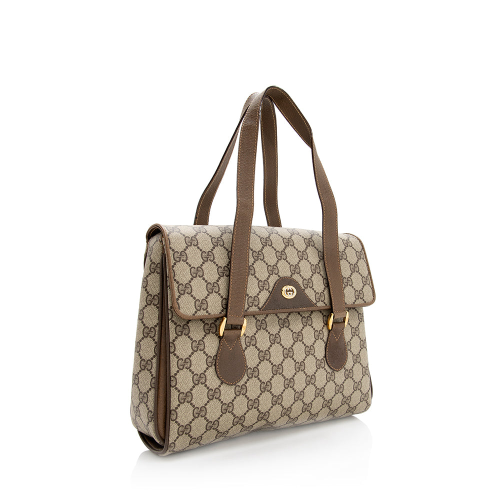 Gucci Vintage GG Plus Satchel (SHF-19037)